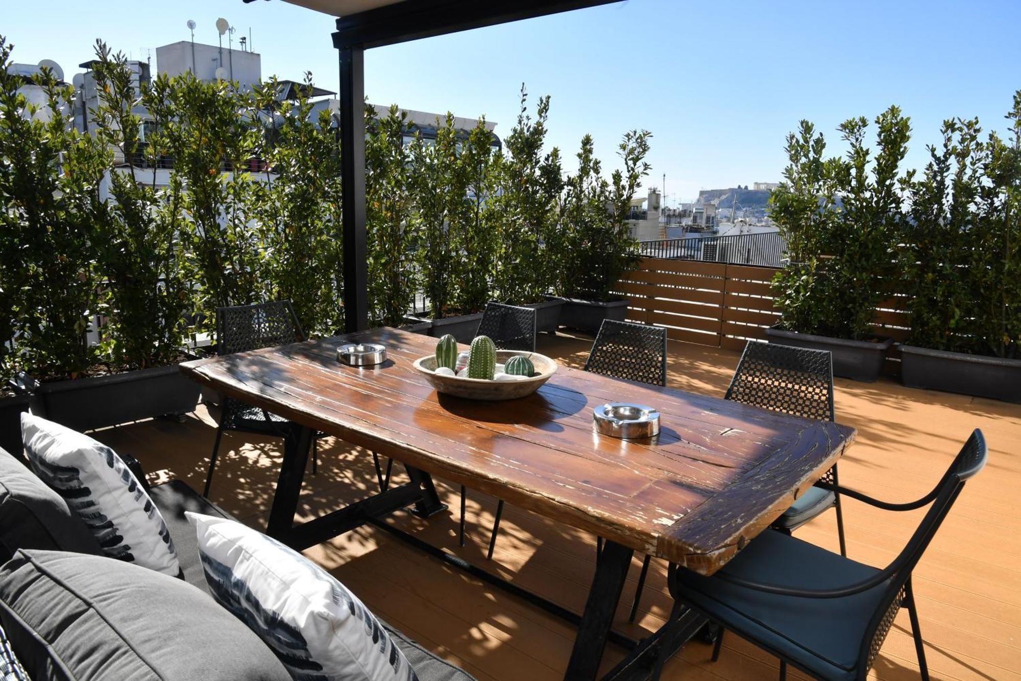 Ferienwohnung Luxurious Loft With Breathtaking Acropolis View Athen Exterior foto